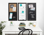 DesignOvation Wyeth Framed Magnetic Chalkboard, Black