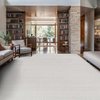 Micro Loop Indoor Rug White 10x14 Boho Geometric Neutral Area Rugs for Living Room Soft Luxury Modern Low and High Pile Durable Stain Resistant Non-Shedding Indoor Area Carpet 10 x 14