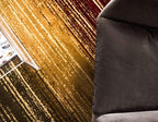 Unique Loom Barista Collection Area Rug - Mundo Nova (2' 2" x 6' 1" Runner, Beige/ Blue)