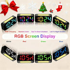 Loud Alarm Clocks for Bedrooms Heavy Sleepers, Plug-in Digital Bedside Clock with Night Light, Large Display, Dual Alarm, Snooze, Dimmable for Kids Teens Boys Girls