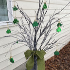 St Patricks Day Ornaments for Tree, 30 Pieces Shamrock Ornaments, Saint Patricks Day Tree Decorations