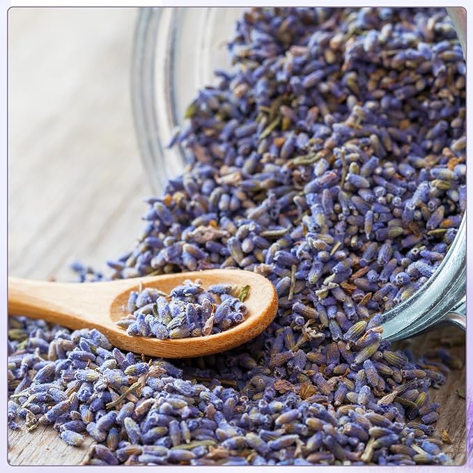 Treela 6 Pound Dried Lavender Bulk Dry Lavender Buds Fragrant Flower Petals for DIY Wedding Gift Crafts Fragrance Sachets