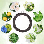 Vlorart 24” Spring Summer Wreaths for Front Door,Porch,Window-Large Artificial Hydrangea & Lemon Outdoor Wreath for Home,Farmhouse,Wedding Decor-Outside All Seasons