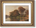 ARPEOTCY Vintage Gold Framed Wall Art Decor, 11x14 Inch Living Room Autumn Scenery Print Fall Wall Decor, Farmhouse Landscape Picture for Bedroom Kitchen, Bathroom Art Decor Aesthetic