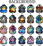 LOVELYPOD Personalized Dog Memorial Suncatcher, Custom Pet Memorial Gifts for Loss of Dog, SunCatcher Gift for Someone Who Lost A Pet, Stained Glass Acrylic Sympathy, Hanging Garden Decor with Paw
