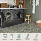 Lahome Rug Runners for Hallways Non Slip 2x12, Washable Non Slip Kitchen Runner Rugs, Vintage Sage Green Soft Carpets for Long Hall Entrance Indoor Laundry