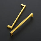 Ravinte 30 Pack Solid 6-1/4 Inch Kitchen Square Cabinet Handles Brushed Brass Drawer Pulls Kitchen Cabinet Hardware Handles