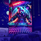 NYZE Astronaut Space Tapestry for Bedroom, Glow in the Dark Room Decor Wall Tapestries, Cool Galaxy Planet Wall Hanging, Wall Hanging for Men Guys Gamer Room Dorm Living Room 44in×60in