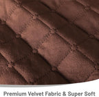 Reclining Sectional Couch Covers 100% Waterproof Velvet L Shape Recliner Couch Covers for Sofa Washable Anti Slip Recliner Slipcovers with Pockets (5 Seat Sofa with 2 Console, Dark Coffee)