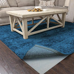 Veken 8x10 Ft Rug Pad Gripper for Hardwood Floors, Non Slip Grey Blue Rug Pads for Area Rugs, Thick Rug Grippers for Tile Floors, Under Carpet Anti Skid Mat, Keep Your Rugs Safe and in Place