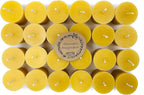 Alternative Imagination 100% Pure Natural Beeswax Votive Candles - 24 Pack - Hand-Poured - Unscented- Light Honey Aroma - 15 Hour Burn - Paraffin-Free, Long Lasting for Prayer, Meditation & Home Decor