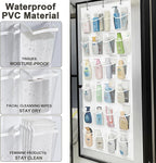 Over The Door Shoe Organizer with 24 Crystal Clear Pockets and Metal Hooks – Heavy Duty Hanging Shoe Storage Rack for Closet, Bathroom, Dorm – Space Saving for Shoes, Accessories, Toys (White)