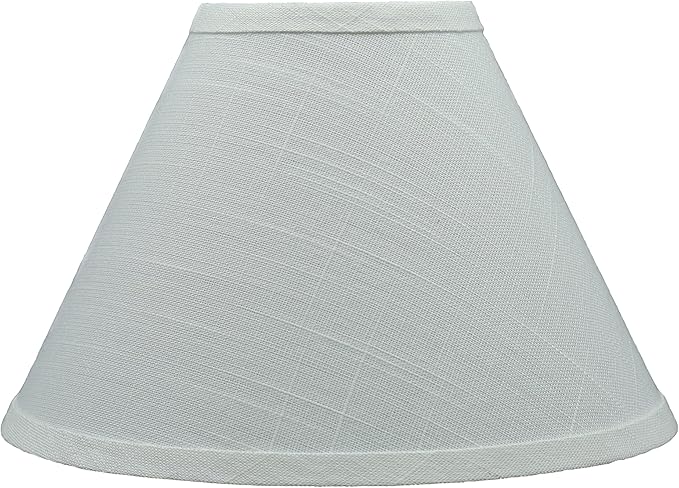 Aspen Creative 58759, Hardback Empire Transitional UNO Lamp Shade, Snow White, 4" Top x 10" Bottom x 7" Slant Height, Slip UNO 33mm