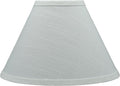 Aspen Creative 58759, Hardback Empire Transitional UNO Lamp Shade, Snow White, 4" Top x 10" Bottom x 7" Slant Height, Slip UNO 33mm