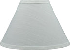 Aspen Creative 58759, Hardback Empire Transitional UNO Lamp Shade, Snow White, 4" Top x 10" Bottom x 7" Slant Height, Slip UNO 33mm