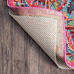 nuLOOM 2' x 6' Non-Slip Gripper Rug Pad, Cushioned for Comfort & Floor Protection, Skid Resistant Pads for Hard Floors Under Carpet Mat Cushion, Customizable Protection