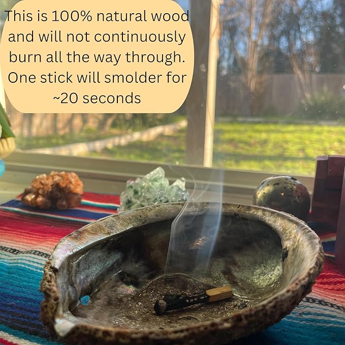 Palo Santo Sticks – High-Resin Holy Wood | Sustainable Peruvian Incense for Meditation & Cleansing (15 Count) - 1 Pack