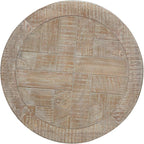 Liberty Furniture Industries Parkland Falls Round End Table, W24 x D24 x H24, Light Brown
