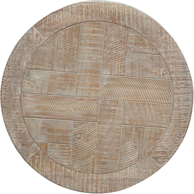 Liberty Furniture Industries Parkland Falls Round End Table, W24 x D24 x H24, Light Brown