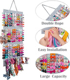 Hair Bow Holder Organizer For Girls Hanging Bow Holder For Girls Hair Accessories Storage Organizer For Headbands, Hair Clips, Hair Ties, Scrunchies (Without Hair Bows) (gray)