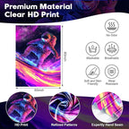NYZE Astronaut Space Tapestry for Bedroom, Glow in the Dark Room Decor Wall Tapestries, Cool Galaxy Planet Wall Hanging, Wall Hanging for Men Guys Gamer Room Dorm Living Room 60in×80in
