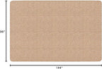House, Home and More Skid-Resistant Carpet Indoor Area Rug Floor Mat - Praline Brown - 8 Ft X 12 Ft - Non Slip Rubber Backing, Stain Resistant, Dog Friendly, Living Room Bedroom Kitchen Entryway