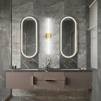 Ralbay 48inch Gold Bathroom Vanity Lights Bar 36W Modern LED Gold Vanity Light Fixtures Over Mirror(5500K White Light)