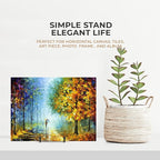 TR-LIFE 4 Pack 6 Inch Plate Display Stands -Picture Holder Stand for Decorative Plate, Book, Photo Frame Easel (Black)
