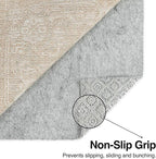 WELL WOVEN Premium 1/4" Thick Felt Rug Pad 5x5 Square - Non Slip Rubber Backing for Hard Floors & Carpet - Easy Cut to Size for Custom Fit - Superior Cushioning & Floor Protection Shield