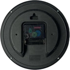 Bernhard Products Black Wall Clock Silent Non Ticking 8 Inch Quality Quartz Battery Operated Round Easy to Read Home/Office/Kitchen/Classroom/School Clocks Sweep Movement