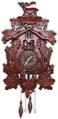 Kendal Cuckoo Clock Large Vintage Deer Handcrafted Wood Cuckoo Clock MX226C