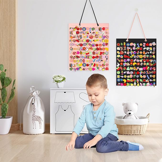 PMCMAXI 2 Pcs Shoe Charms Organizer, Hanging Display Holder, Wall Mounted Shoe Decoration Organizer, (Not Include Any Accessories)
