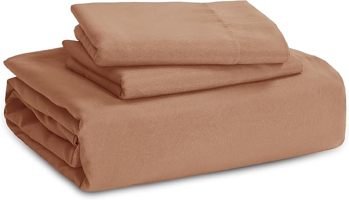 Bedsure Taupe Duvet Cover King Size - 3 Pieces Prewashed Cotton-Like Polyester Extra Soft Bedding Set, Includes 1 Duvet Cover 104x90 Inches with Zipper Closure & 2 Pillow Shams, Comforter Not Included