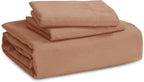 Bedsure Taupe Duvet Cover King Size - 3 Pieces Prewashed Cotton-Like Polyester Extra Soft Bedding Set, Includes 1 Duvet Cover 104x90 Inches with Zipper Closure & 2 Pillow Shams, Comforter Not Included