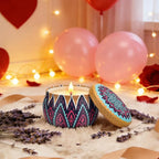 Candles Gift Set for Women, 4 Pack Scented Candles with 8% Essential Oils, 120H Long Lasting Aromatherapy Candles for Home Relaxation