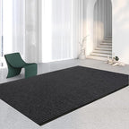 3x10Ft Commercial Indoor Outdoor Rug Grey Brush Step Entrance Floor Mat Commercial Runner Rugs with Rubber Backing for Hallways