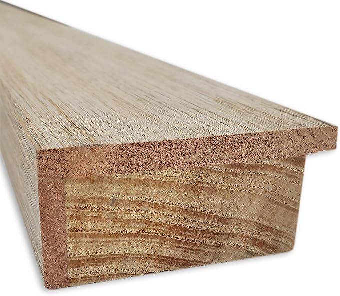 Amanti Art White Wall Mirror 27x33 Hardwood White Wash Rectangle Bathroom Mirror for Wall Decor Living Room, Large Country Rustic Wood Frame, Hangs Horizonally and Vertically, Bathroom Decor, Beveled
