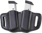 1791 Gunleather Mag Holster 2.1 - Double Mag Pouch for Single Stack Magazines, OWB Magazine Pouch for Belts