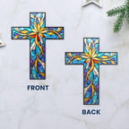 FLAGWIX Christmas Christian Gifts for Women Faith - Acrylic Ornaments 2025 for Tree Decorations - Cross Christmas Ornament, Catholic Spiritual Religious Gifts for Mom Grandma, Christian Gift Ideas