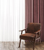 Accent Chair with Microfiber Upholstery and Solid Wood Frame, Classic Mid-Century Modern Living Room Furniture for Extra Seating, Brown