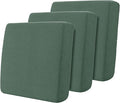 Hokway Stretch Couch Cushion Slipcovers Reversible Cushion Replacement Slipcovers Sofa Cushion Covers(Celadon, 3)