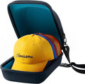 Hard Hat Travel Case – Storage for Baseball Caps with Carrying Handle and Adjustable Shoulder Strap, Hat Organizer Protects up to 6 Hats, for Travel and Home Storage (Blue+Blue)