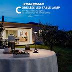Modern Minimalist Cordless Table Lamp,Rechargeable,Aluminum Alloy Body for Living Room/Bedroom/Kitchen/Outside(Nebula Purple 1 Pack)