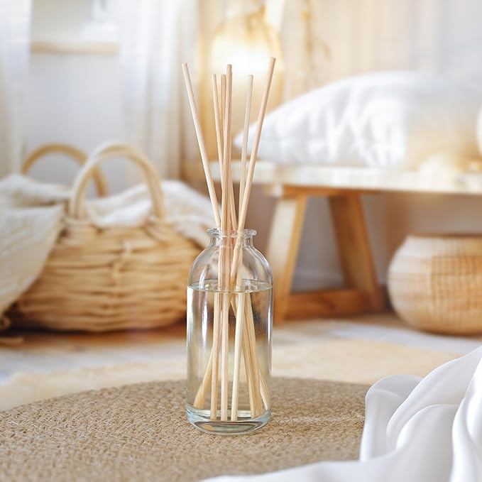 Urban Naturals Crisp White Linen Reed Diffuser Gift Set | with Citrus, Ozone, Ylang-Ylang, Lilies & Sandalwood Scent Notes for a Fresh, Clean Cotton Smelling Home | Made in The USA – Great Deal!
