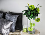 WGV Cylinder Vase Bulk, Diameter 5", Height 10", Clear Glass Floral Planter Container, Floating Candle Holder for Wedding Party Event Home Office Decor, 6 Pieces