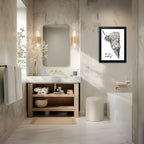 Funny Highland Cow Bathroom Wall Art - Rustic Farmhouse Wall Decor with Humorous Are You Pooping Canvas Print, Cute Animal Canvas Art for Restroom - Black Framed Cow Pictures Wall Decor Ready to Hang 16"x20"