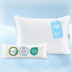 DOZ Adjustable Bed Pillow, Cooling Surface, Shredded Memory Foam, Medium Firm, Perfect for Back, Side, Stomach Sleeper, Oeko-Tex and CertiPUR-US Certified (King)