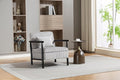 KEIKI Mid Century Modern Accent Chair with Storage, Functional Armchair with Hidden Storage Compartment, Includes Lumbar Pillow