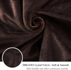XeGe Plush Shaggy Brown Duvet Cover Set, Luxury Ultra Soft Velvet Fluffy Bedding Sets 3 Pieces(1 Furry Faux Fur Comforter Cover + 2 Fuzzy Faux Fur Pillowcases), Zipper Closure(King, Coffee)