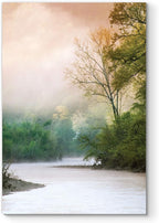 Renditions Gallery Nature Canvas Wall Art Home Paintings Artwork Serene Forest Lake Romantic Modern Wall Hanging Decorations Prints for Bedroom Living Room Office Kitchen - 24"x36" LT06